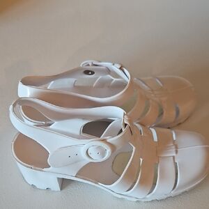 American Apparel White Women's Sandals Size 9